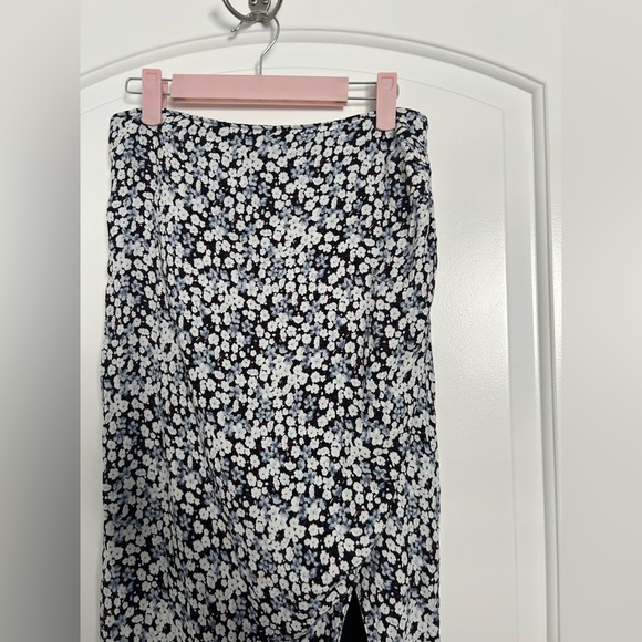 Abercrombie & Fitch Floral Print midi Skirt with a lot size small 90s feminine - Picture 6 of 9